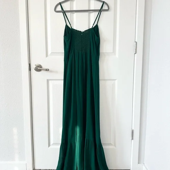 Reformation Emersyn Green Evening Dress - Picture 3 of 10